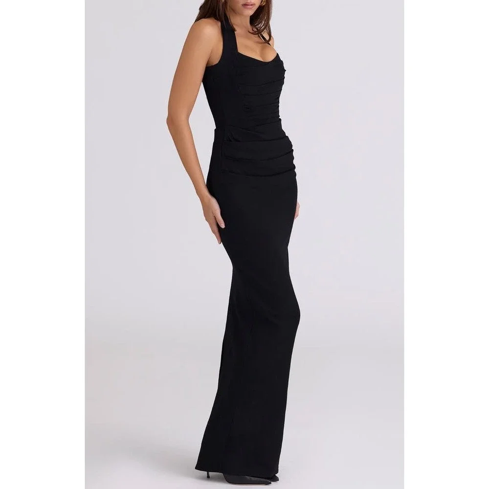 black pencil cocktail dress Love Bites Color:Navy Periwinkle this dress ensures you Holiday Lounge 2026 Boho Maxi Dress |